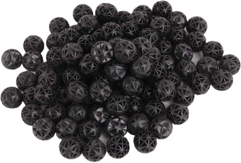 J-star 100pcs 0.62-Inch Aquarium Bio Balls Filter Media, Aquarium Fish Tank Filter Media, Pond Media Filter Balls with Media Bags...
