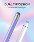 Stylus Pens for Touch Screens, 2 in 1 Universal Fine Point Stylus Pen for iPhone/iPad/Tablet/Android, Compatible with All Touch Screen Devices, 2 ...