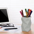 Creative Design Silicone Pen and Pencil Holder (Grey)...