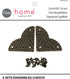 Dritz Home 44798-38 Campaign Hardware Small Hammered Quatrefoil Corner, Antique Brass (3-Pack)...