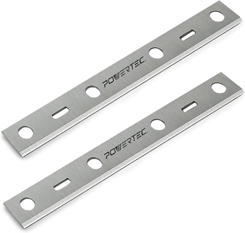 POWERTEC 6 Inch Jointer Blades for Delta 37-071, 37-070, JT-160 Jointer, Replacement for 37-072, 37-372 Jointer Knives, Set of 2 (14801)...