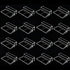 16pcs Aquarium Fish Tank Glass Cover Clip Support Holder,Clear Color Acrylic Fish Tanks Glass Cover Clip for Rimless Aquariums(6mm)...