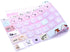 Silicone Keyboard Cover Skin for Microsoft Surface Pro 7 2019/Surface Pro 6 2018/Surface Pro 5 2017 Keyboard,US Layout,Cute Cat...