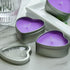 DEYBBY Large Heart Shaped Scented Tea Lights Candles, Smokeless Soywax —6 Hours Long Burning Lavender Purple Aromatherapy Candles for Relaxation, ...
