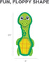 Outward Hound Fire Biterz Turtle Plush Firehose Material Interactive Dog Toy, Medium...