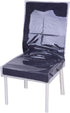 jezmozo Dining Chair PVC Plastic Covers-Heavy Duty Clear Slipcovers Seat Protectors Waterproof Covers 20" W x 19.3" D(Clear, 2)...