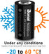 BONAI Rechargeable C Batteries, C Cells 5000mAh 1.2V Ni-MH High Capacity C Size Battery (4 Pack)...