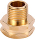 Garden Hose Adapter,3/4" GHT Female to 1/2" NPT Male Connector, Brass Garden Hose Convert Adapter Fitting, Garden Hose Thread to 1/2" Male Pipe Th...