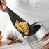 VOVOLY Cooking Spoon for Nonstick Cookingwares, Silicone Spoon Spoon for Mixing, Scoop, and Scrape, (Black-2 pack, 11.4'')...