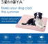Dog Self Cooling Mat Pet Washable Summer Pads Blanket Hot Weather Sleeping Kennel Mat,Ice Silk Sleep Mat Pad Non-Toxic Breathable Sleep Bed for La...