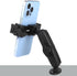 Peastrex Phone Wall Mount Holder Stand Ball Head Long Arm Drill Base 360 Degree for 3.5 to 7 in Cellphone, iPhone 14 13, Samsung Galaxy/Nexus/HTC/...