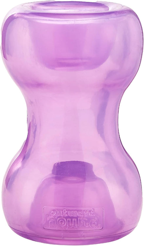 Outward Hound Double Snoop Interactive Treat Stuffer Durable Dog Toy, Dog Treat Toy, Purple...