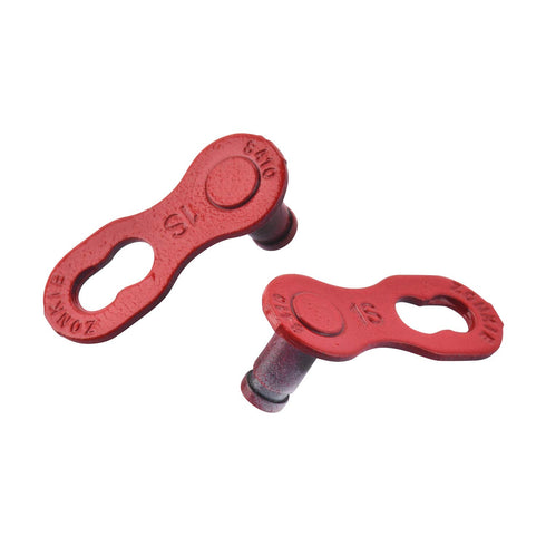 ZONKIE Single-Speed Bicycle Chain 1/2 x 1/8 Inch 116 Links (Red, 1/2" ×1/8" 116 links)...