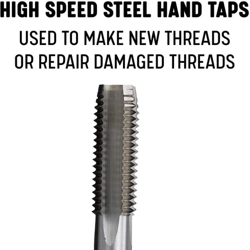 Bike Pedal thread repair kit, Right Hand and Left Hand Thread Tap Set, 9/16 x 20 TPI Crank Saver, Bike Crank Repair Tool...