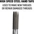 Bike Pedal thread repair kit, Right Hand and Left Hand Thread Tap Set, 9/16 x 20 TPI Crank Saver, Bike Crank Repair Tool...