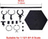 Doll Figure Stand, Toy Doll Holder,Action Figure Display for 1/6 1/9 1/12 Scale Toy...