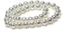 MJDCB Electroplate Silver Natural Volcanic Lava Stone Round Loose Stone Beads DIY for Jewelry Bracelet Making (6mm)...