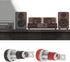 10Pieces 4mm Female Adapter Banana Jack Plug Audio Speaker Banana Plug Type Test Connector Panel Mount Banana Socket Jack Plug (5X Black, 5X Red)...