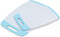 Farberware Nonstick Poly Cutting Board Set, 2-Piece, White with Aqua Trim...