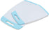 Farberware Nonstick Poly Cutting Board Set, 2-Piece, White with Aqua Trim...