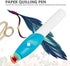 Electric Quilling Tool Paper Quilling Pen Electric Quilling Paper Crafts Quilling Tool Origami Winder Steel Curling Pen DIY Craft Blue...