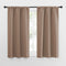 NICETOWN Kitchen Window Blackout Curtains - Window Treatment Thermal Insulated Rod Pocket Small Blackout Draperies/Drapes for Bedroom/Kitchen (Cap...