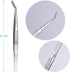 6 Pieces CiviLight Sewing Machine Oil Tweezers College Tweezer Curved Tweezers Precision Stainless Steel 6 Inch Long Serger Tweezers for Craft wit...