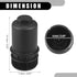 Oil Engine Filter Housing Cap Cover No.06K115408 - Car Oil Filter Housing Cap - for Volkswagen Plastic Black - 1 Pc...