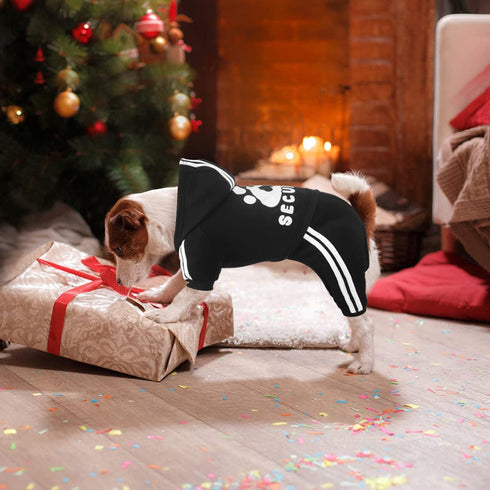 Dog Hoodie, Dog Clothes 4 Legs Sweatshirt Security Hoodies Jumpsuit Soft & Warm Sweater Outfit Pullover Dog Winter Coat, Dog Hoodies for Small Med...