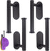 Hat Racks for Baseball Caps, 4 Pack Stainless Steel Adhesive Hat Hanger Hooks Holder for Wall, Multi-Function Hat Storage Organizer Hanger, Hat Ho...