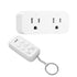 DEWENWILS Wireless Remote Control Outlet, 2 Independent Control Sockets Electrical Remote Light Switch, No Interference Remote Outlet Switch, No W...