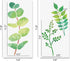 Tropical Leaf Stencils, Eucalyptus Leaf Ferns Leaf Wall Stencil 3 Packs for Furniture Canvas Home Decor Crafts Botanical Leaves Reusable Mylar Ste...