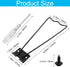 6 Pcs Easel Back, 6.7" Iron Picture Frame Easel Back - Reliable Photo Frame Stand with Screws & Screwsdriver for Crafts and Art Frames (Black)...