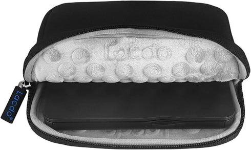 Lacdo Waterproof External USB CD DVD Writer Blu-Ray Protective Storage Carrying Case Bag Compatible Apple MD564ZM/A SuperDrive,Magic Trackpad, SAM...