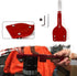 77750 Oil Filter Cutter,Aluminum Alloy Oil Filter Cutter Inspection Tool,for Filter Cutting Range 2-3/8"- 4-3/4"(Alloy Aluminum Red)...
