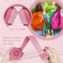 Kids Headphones Bluetooth 5.3 Wireless 60H Play Time Volume Limited 85/110dB Over Ear Foldable Protection Headset/Wired Aux Built-in Mic for Boy G...