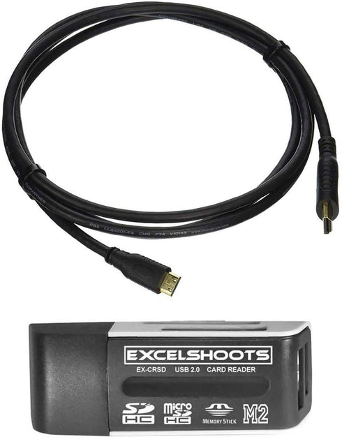 HDMI Cable for Canon EOS 90D Camera, High-Speed 4K Mini HDMI to HDMI Cable for Canon EOS 90D DSLR Camera, 6 Feet Gold Plated....