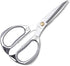 7.5in Stainless Steel Kitchen Scissors, Heavy Duty Shears for Chicken, Meat, Food, Vegetables, BBQ (Silver)...