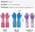 Long Sleeve Silicone Pet Grooming Gloves Cat Bathing Gloves Dog Massaging Gloves Pet Hair Removal Gloves Pet Shampoo Gloves for Kitchen, Bathroom ...
