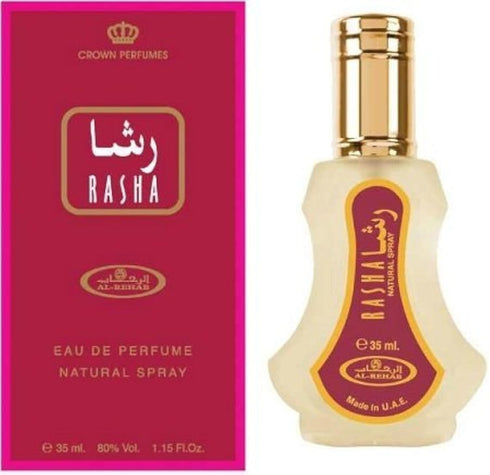 Al Rehab Perfumes Rasha Eau de Parfum Spray for Women, 1.18 Ounce...