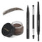 LAVONE Eyebrow Stamp Pencil Kit for Eyebrows, Makeup Brow Stamp Trio Kit with Waterproof Eyebrow Pencil, Eyeliner, Eyebrow Pomade, and Dual-ended ...
