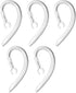 Ear Hooks 360° Rotatable Multi-Dimensional Adjustable Soft Silicone Universal Headset Clips Anti-Slip Sports Clamp Loop Replacement Comfortable 5P...