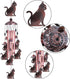 Garden Cat Wind Chimes Outdoor Indoor Decor - with 4 Tubes 6 Bells 7 Cats Wind Chime, Mobile Romantic Cat Wind Catcher, Cats Windchimes for Home, ...
