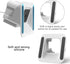 HOLACA Window Mount for Wyze Cam v3, 20 Degrees Tilt (Up/Down/Left/Right) Strong Adhesive Flexible Mounting Bracket for Wyze Cam v3 Holder (White)...