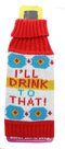 The Coop Knit Booze Bottle Cozy - "I'll Drink To That!"...