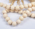 LSKYTOP 58 Inches Wood Bead Garland with Tassel,Farmhouse Rustic Prayer Boho Wooden Beads for Tiered Tray Coffee Table Mantel Decor (1 Pack)...