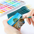 Transon Detail Thin Paint Brush Set 6pcs for Model Minature Craft and Art Painting Green...