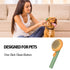 Cat Brush with Release Button, Cute Pumpkin Shape Groom and Clean Dog Comb with Release Button, Self Cleaning Doodle Brush for Cats Dogs Puppy Rab...