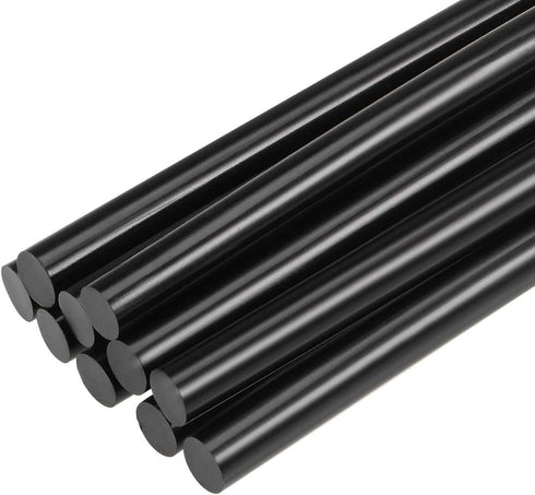 uxcell Mini Hot Glue Gun Sticks 8-inch x 0.44-inch for Glue Guns, Black 10pcs...