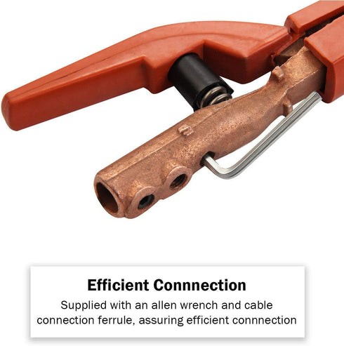 Reboot Welding Electrode Holder 300AMP Copper Heavy Duty Jaw Holding Plier Electrode Clamp of Welding Machine ARC Welder American Design...